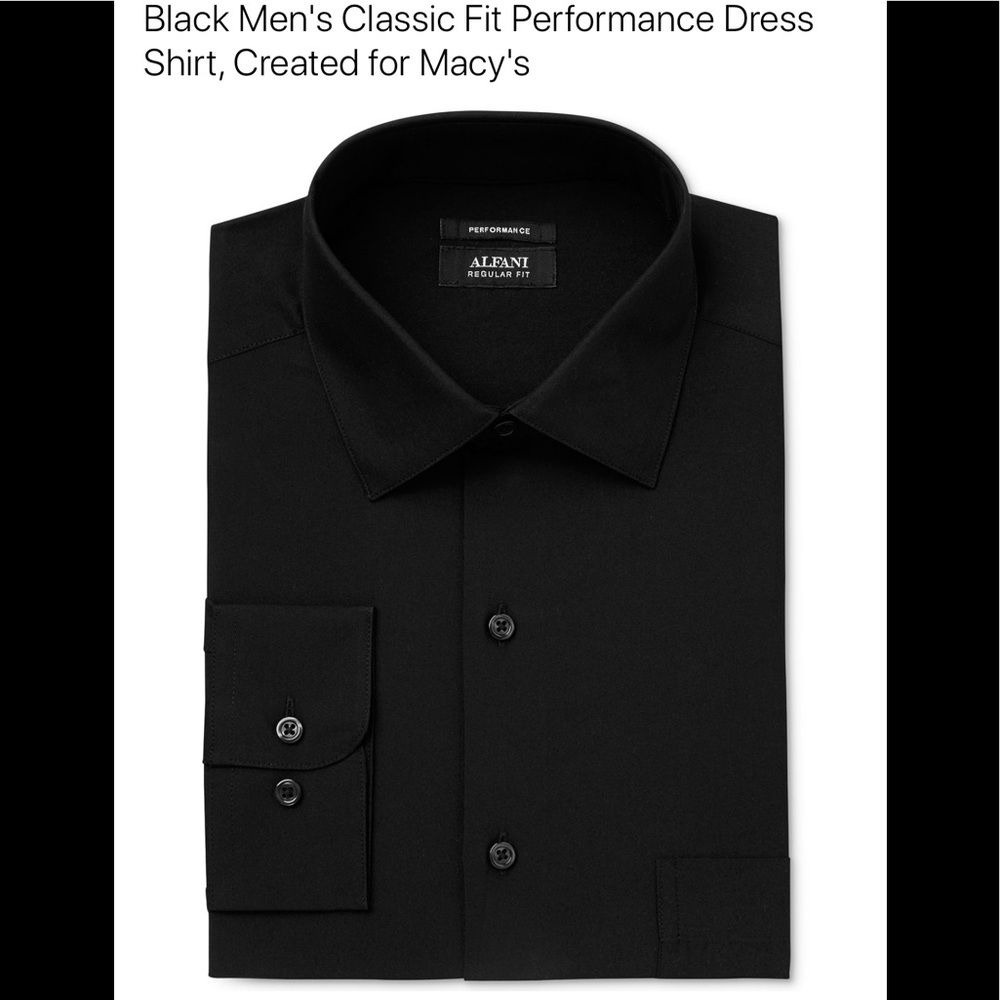 Alfani Men’s Classic Fit Performance Dress Shirt